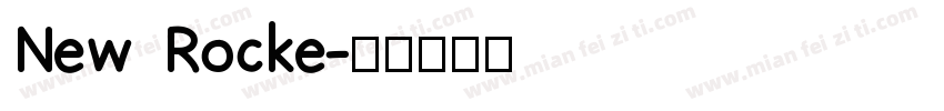 New Rocke字体转换